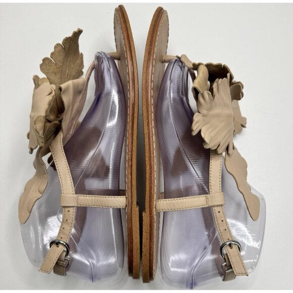 Cecelia Women's Peony Tan Leaf Sandals Size 7.5 - Picture 8 of 13